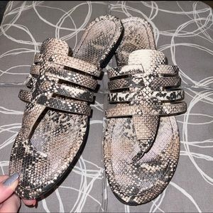 Size 10 Snakeskin Sandals